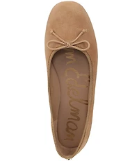 Sam Edelman Alie Suede Bow Detail Ballet Flats