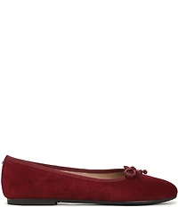 Sam Edelman Alie Suede Bow Detail Ballet Flats
