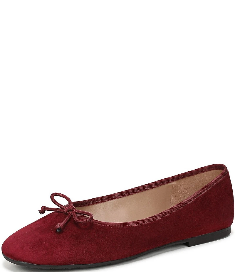 Sam Edelman Alie Suede Bow Detail Ballet Flats