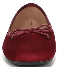 Sam Edelman Alie Suede Bow Detail Ballet Flats