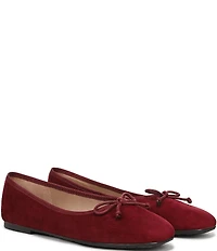 Sam Edelman Alie Suede Bow Detail Ballet Flats