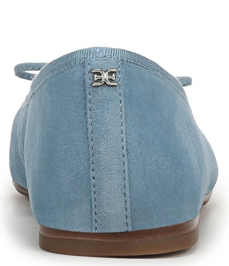 Sam Edelman Alie Suede Bow Detail Ballet Flats