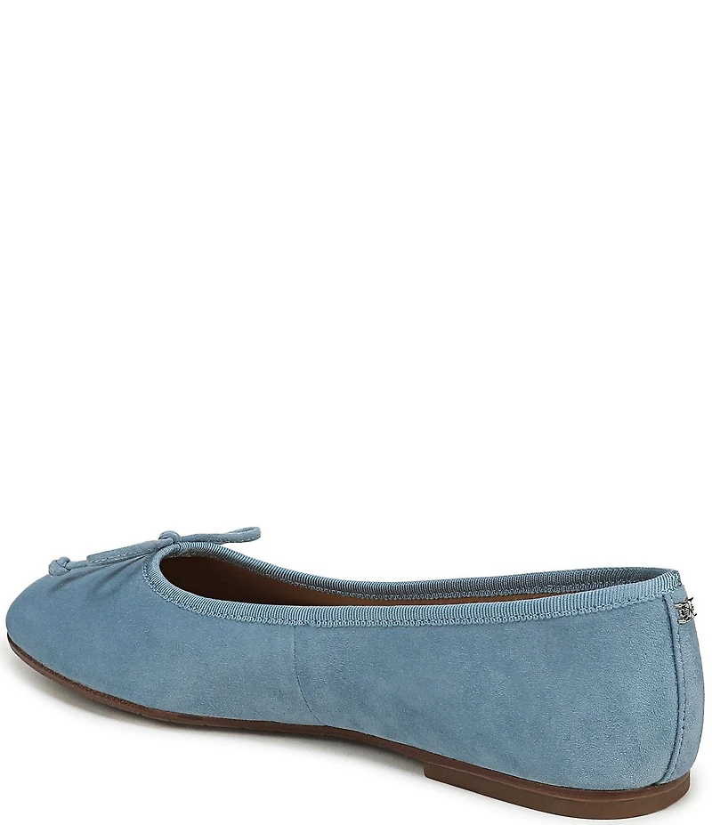 Sam Edelman Alie Suede Bow Detail Ballet Flats