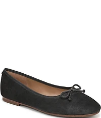 Sam Edelman Alie Suede Bow Detail Ballet Flats