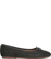 Sam Edelman Alie Suede Bow Detail Ballet Flats
