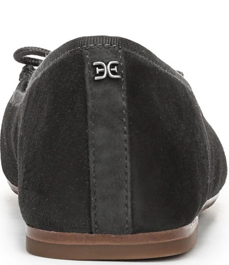 Sam Edelman Alie Suede Bow Detail Ballet Flats