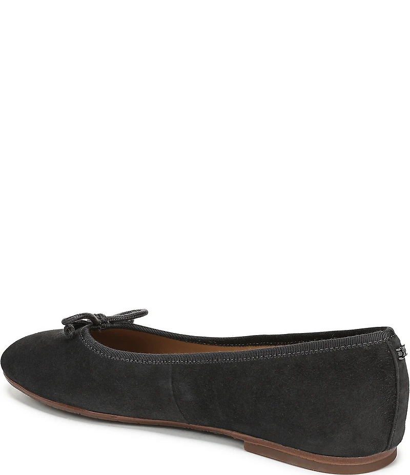 Sam Edelman Alie Suede Bow Detail Ballet Flats