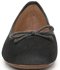 Sam Edelman Alie Suede Bow Detail Ballet Flats