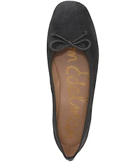 Sam Edelman Alie Suede Bow Detail Ballet Flats