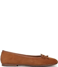 Sam Edelman Alie Suede Bow Detail Ballet Flats
