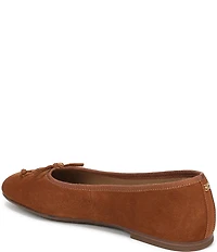 Sam Edelman Alie Suede Bow Detail Ballet Flats