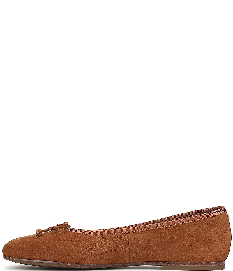 Sam Edelman Alie Suede Bow Detail Ballet Flats