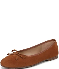 Sam Edelman Alie Suede Bow Detail Ballet Flats