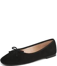 Sam Edelman Alie Suede Bow Detail Ballet Flats