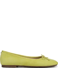 Sam Edelman Alie Suede Bow Detail Ballet Flats