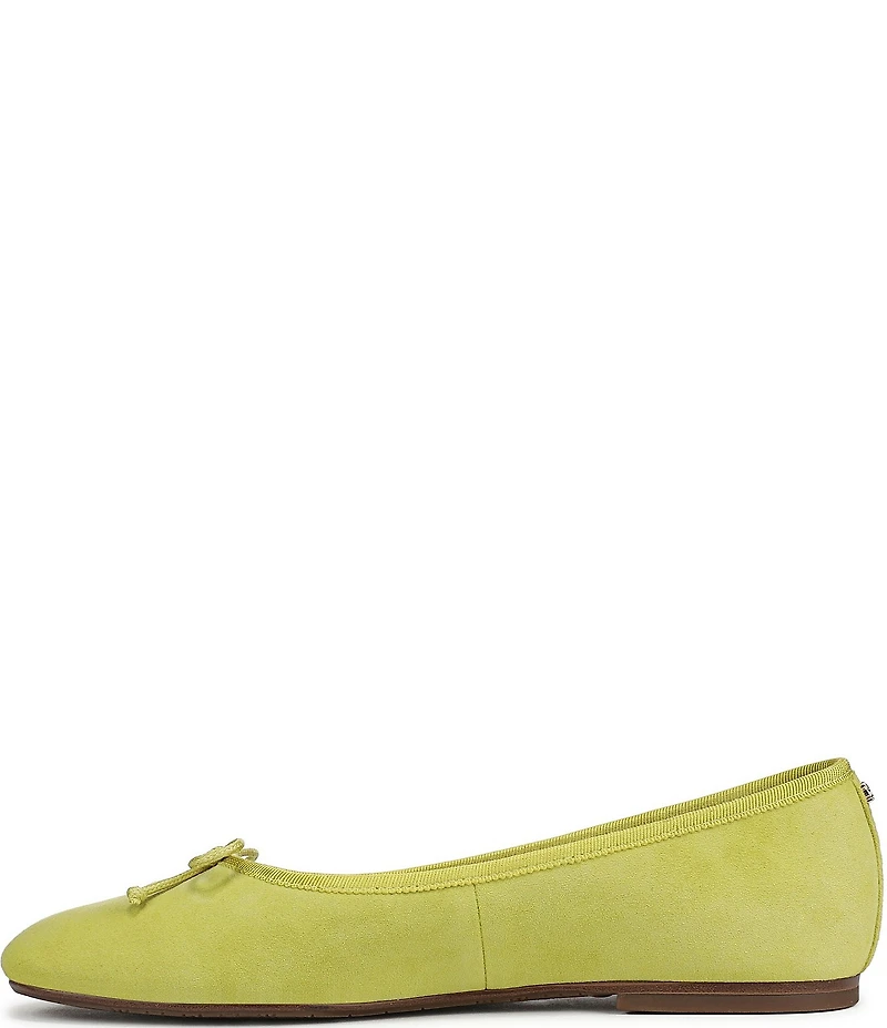 Sam Edelman Alie Suede Bow Detail Ballet Flats