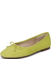 Sam Edelman Alie Suede Bow Detail Ballet Flats