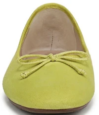 Sam Edelman Alie Suede Bow Detail Ballet Flats