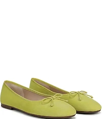 Sam Edelman Alie Suede Bow Detail Ballet Flats