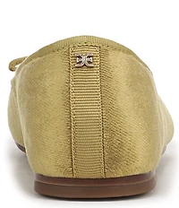 Sam Edelman Alie Velvet Bow Detail Ballet Flats