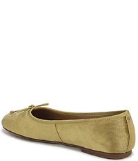 Sam Edelman Alie Velvet Bow Detail Ballet Flats