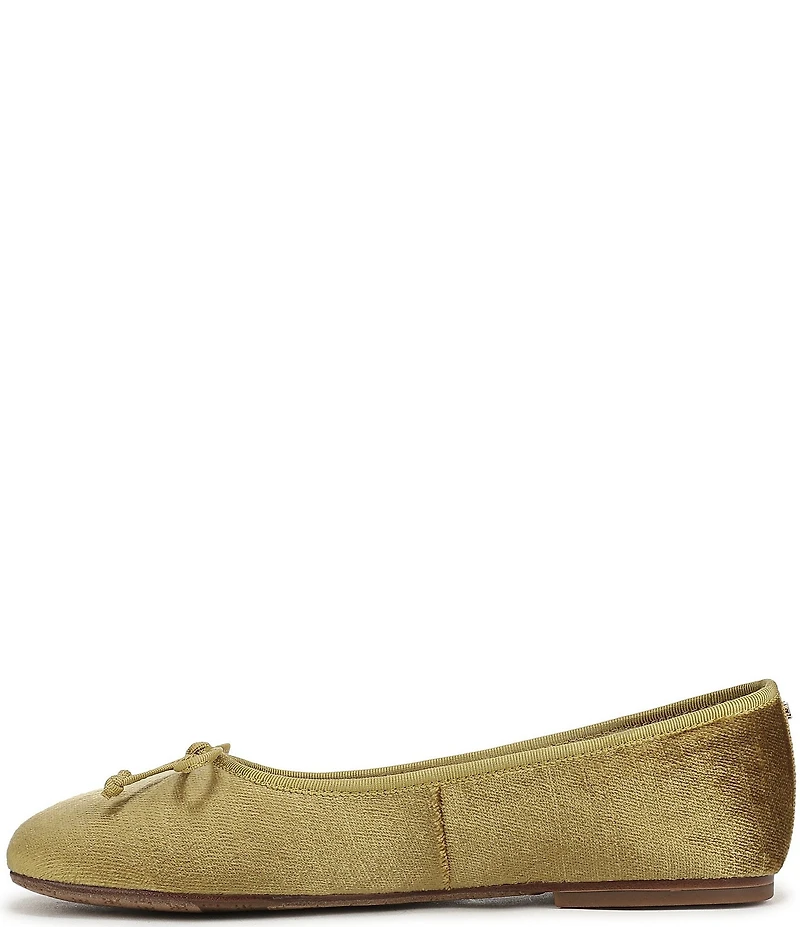 Sam Edelman Alie Velvet Bow Detail Ballet Flats