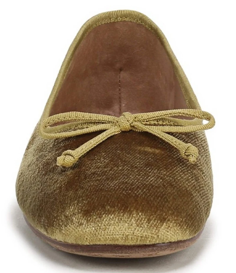 Sam Edelman Alie Velvet Bow Detail Ballet Flats