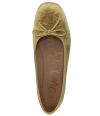 Sam Edelman Alie Velvet Bow Detail Ballet Flats