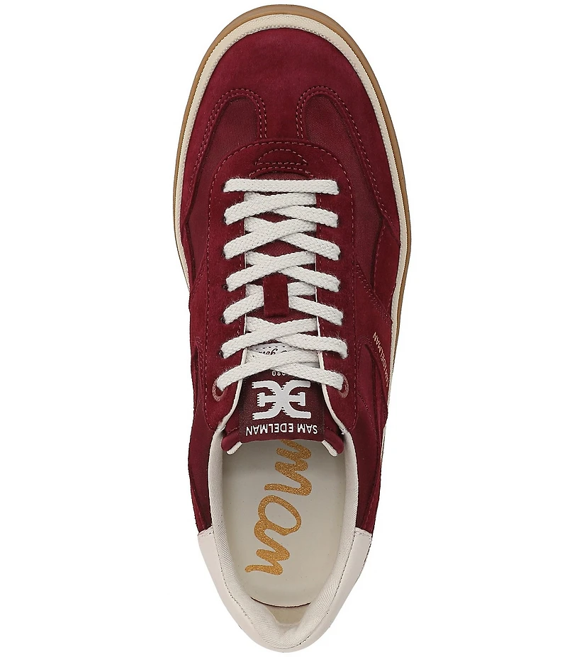 Sam Edelman Althea Fabric and Suede Sneakers