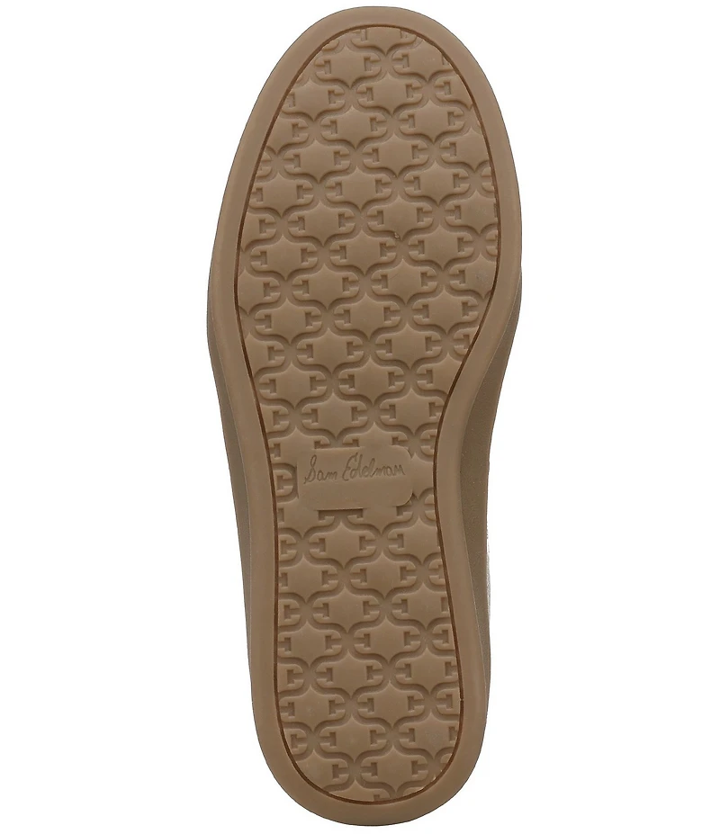 Sam Edelman Althea Metallic Leather Lace Up Sneakers