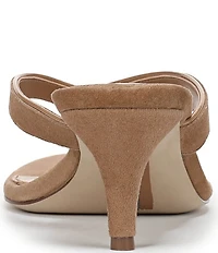 Sam Edelman Amie Suede Kitten Heel Thong Sandals