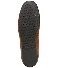 Sam Edelman Arya Suede Elastic Cross Strap Bow Detail Mary Jane Ballet Flats