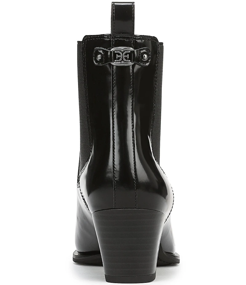 Sam Edelman Ashtyn Leather Chelsea Snip Toe Booties