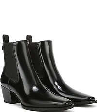 Sam Edelman Ashtyn Leather Chelsea Snip Toe Booties