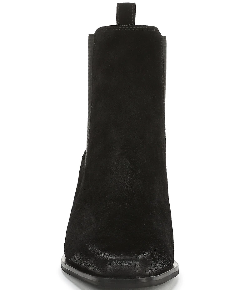 Sam Edelman Ashtyn Suede Western Chelsea Snip Toe Booties
