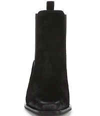 Sam Edelman Ashtyn Suede Western Chelsea Snip Toe Booties