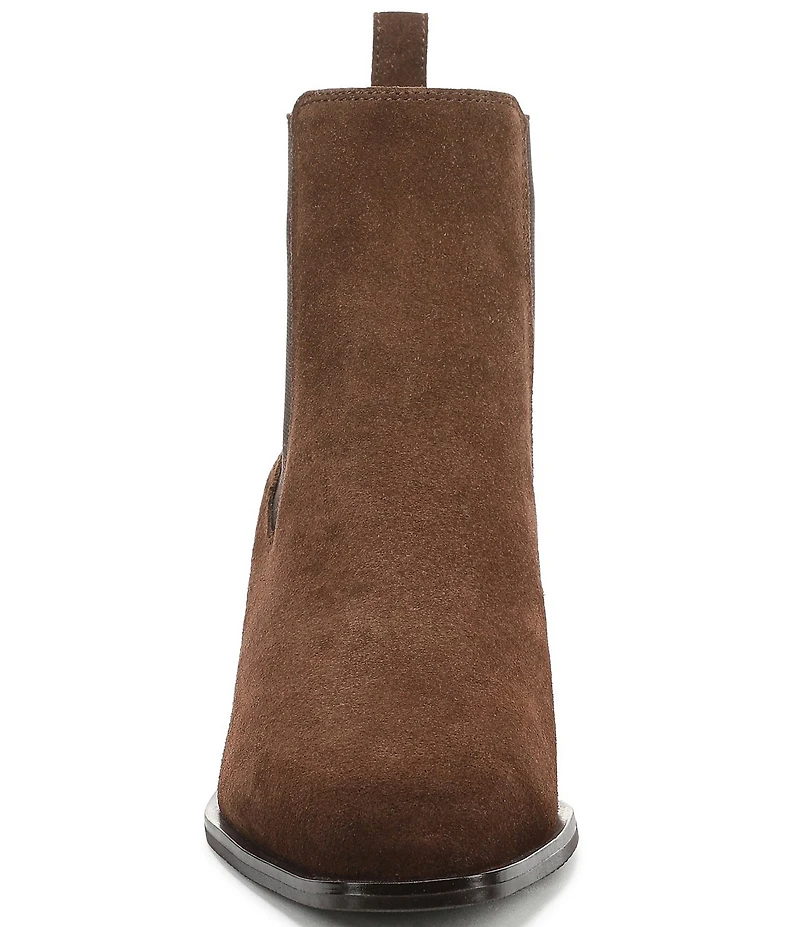 Sam Edelman Ashtyn Suede Western Chelsea Snip Toe Booties