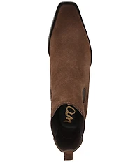 Sam Edelman Ashtyn Suede Western Chelsea Snip Toe Booties