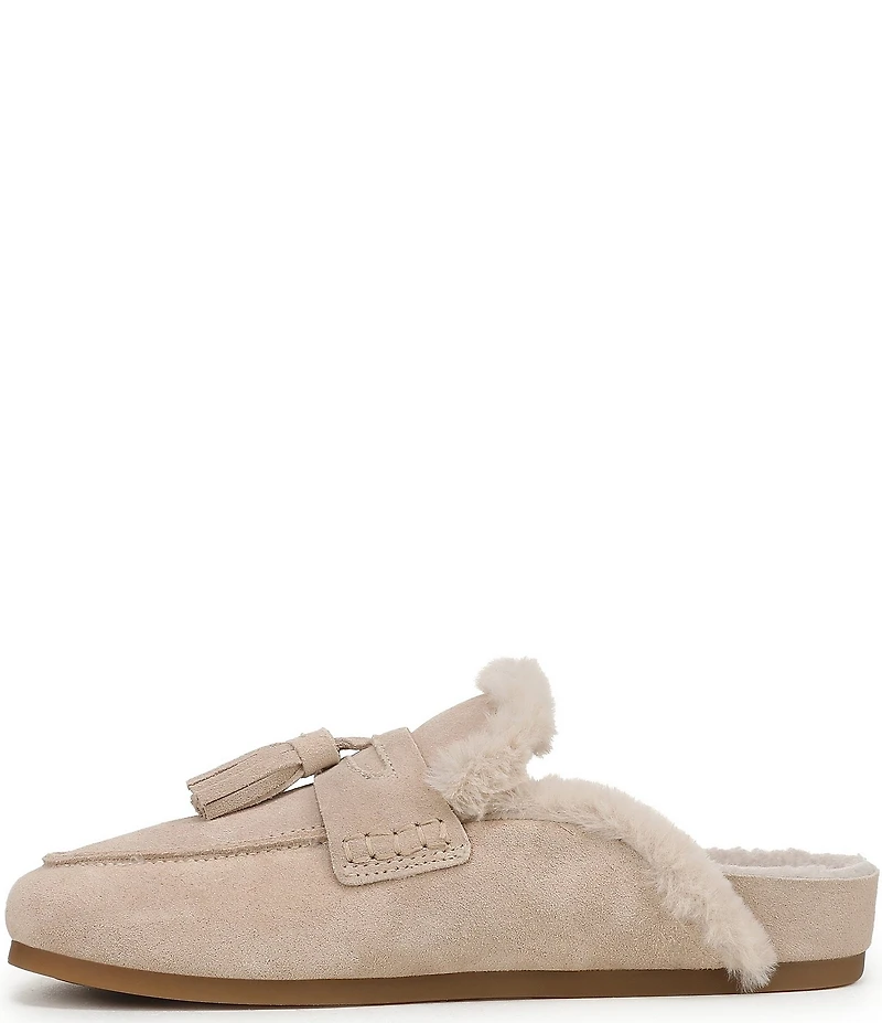 Sam Edelman Astrid Cozy Suede Tassel Detail Mules