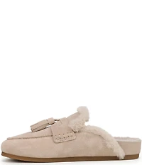 Sam Edelman Astrid Cozy Suede Tassel Detail Mules