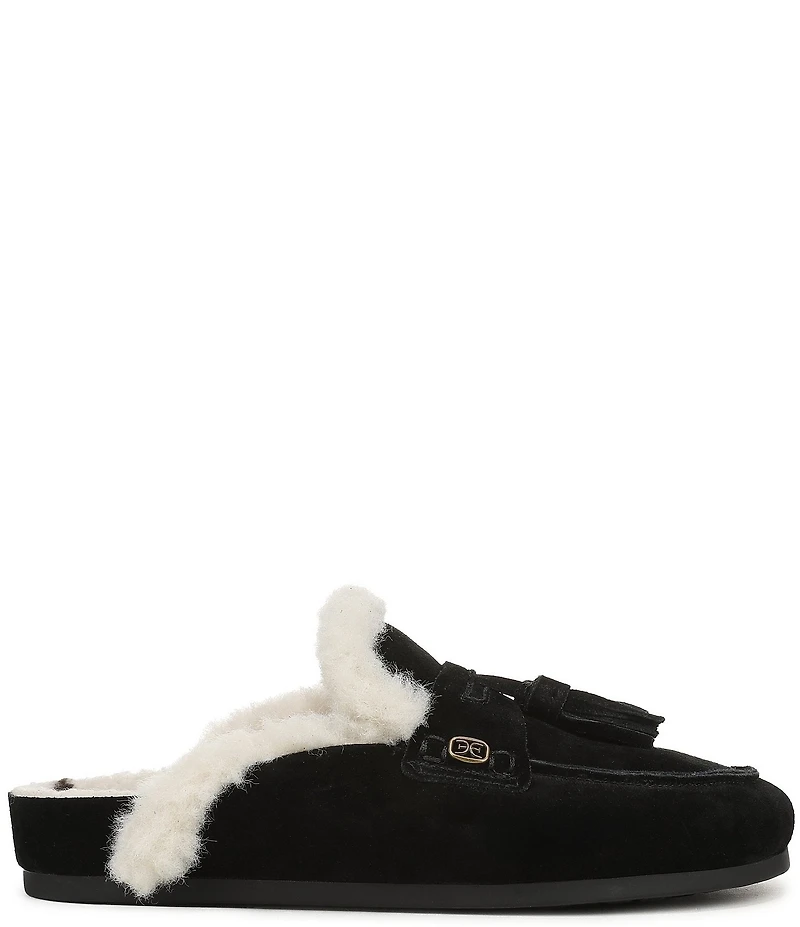 Sam Edelman Astrid Cozy Suede Tassel Detail Mules