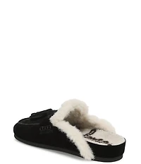 Sam Edelman Astrid Cozy Suede Tassel Detail Mules