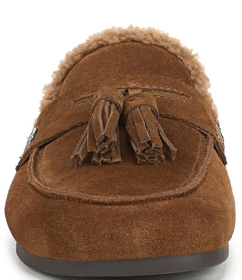Sam Edelman Astrid Cozy Suede Tassel Detail Mules