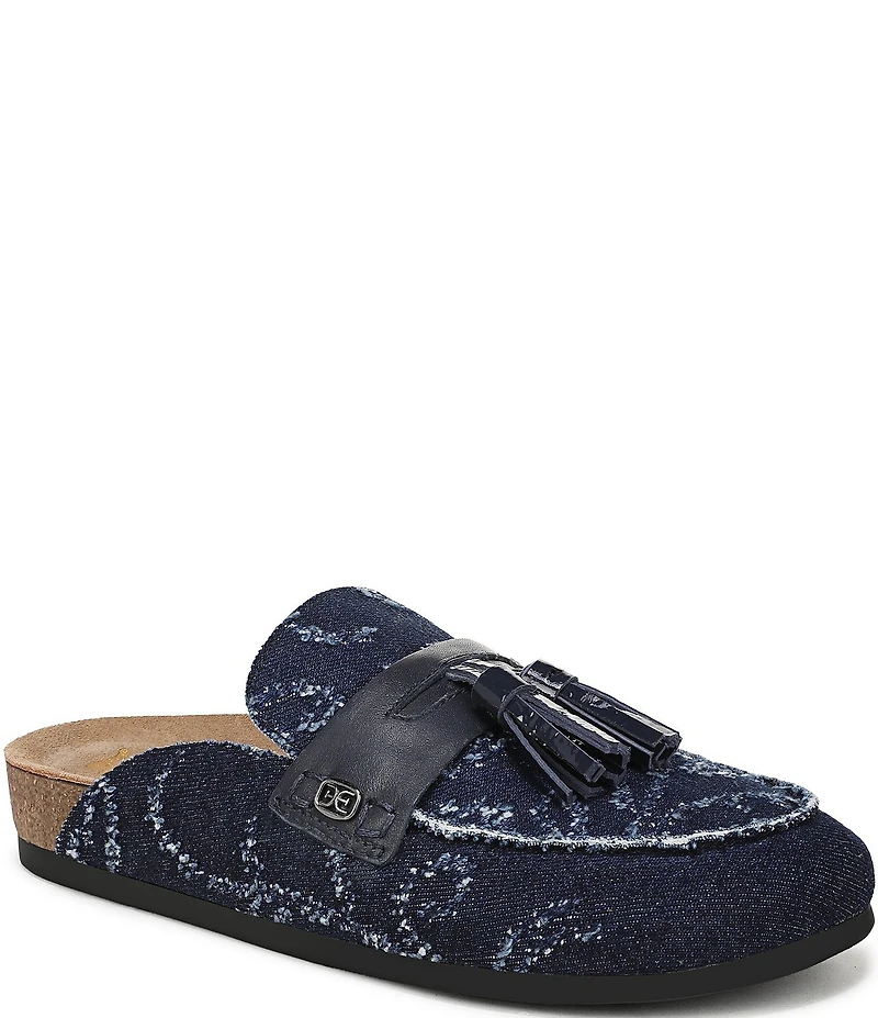 Sam Edelman Astrid Denim Tassel Mules