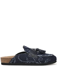 Sam Edelman Astrid Denim Tassel Mules