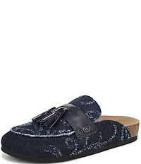 Sam Edelman Astrid Denim Tassel Mules