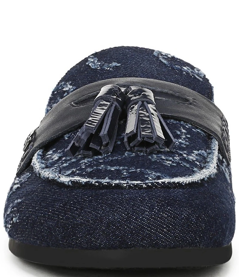 Sam Edelman Astrid Denim Tassel Mules