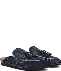 Sam Edelman Astrid Denim Tassel Mules