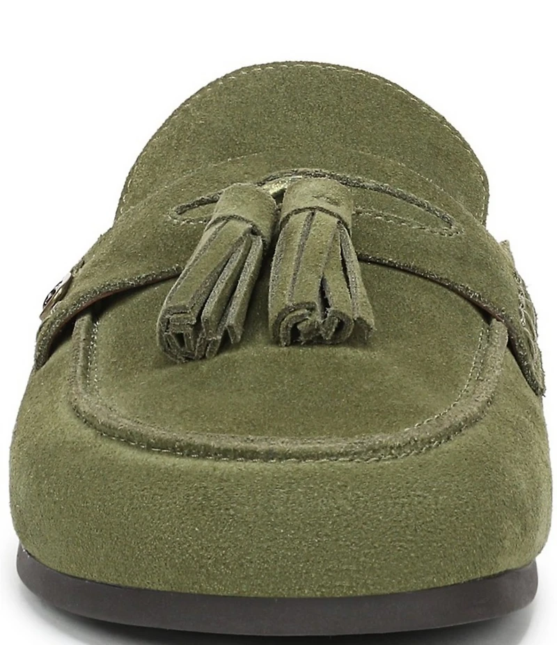 Sam Edelman Astrid Suede Tassel Detail Mules