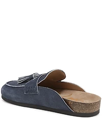 Sam Edelman Astrid Suede Tassel Detail Mules